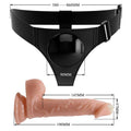 PRETTY LOVE - Kevin Strap-on-sett 19 cm