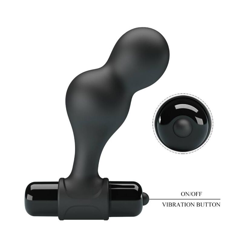 MR PLAY - Vibrerende Analplugg Silikon