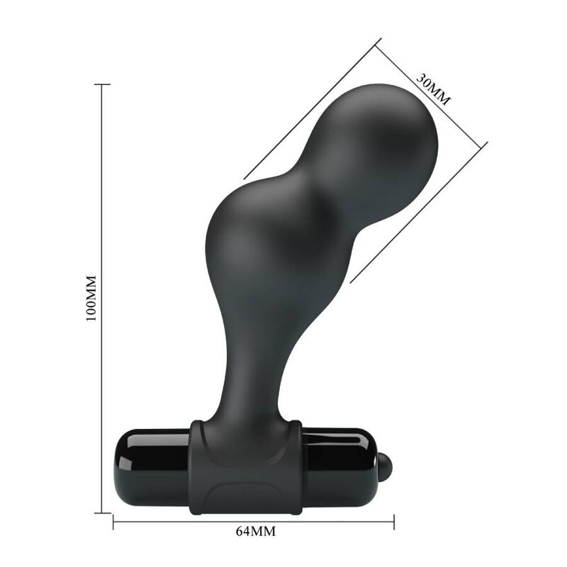 MR PLAY - Vibrerende Analplugg Silikon
