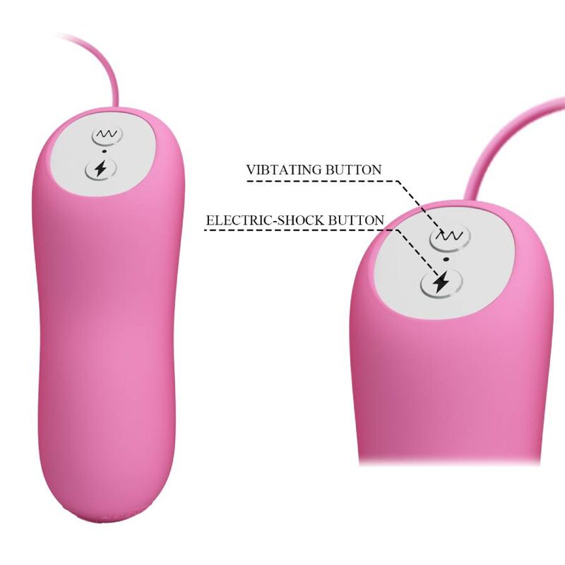PRETTY LOVE - Vibrerende Brystklyper med Elektrosjokk