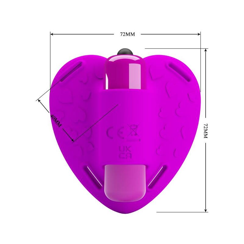 PRETTY LOVE - Heartbeat Klitorisstimulator 10 Moduser