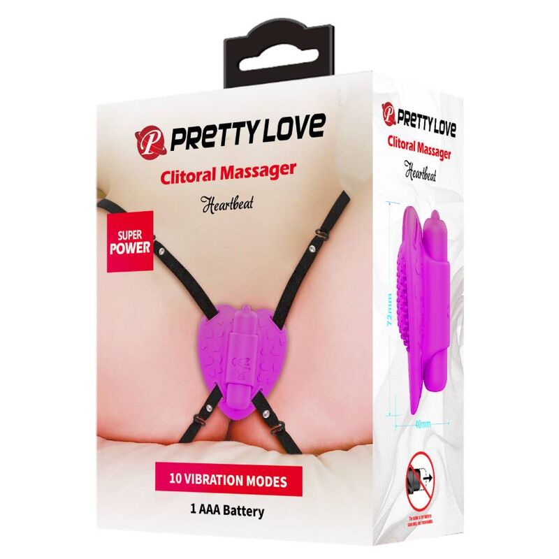 PRETTY LOVE - Heartbeat Klitorisstimulator 10 Moduser