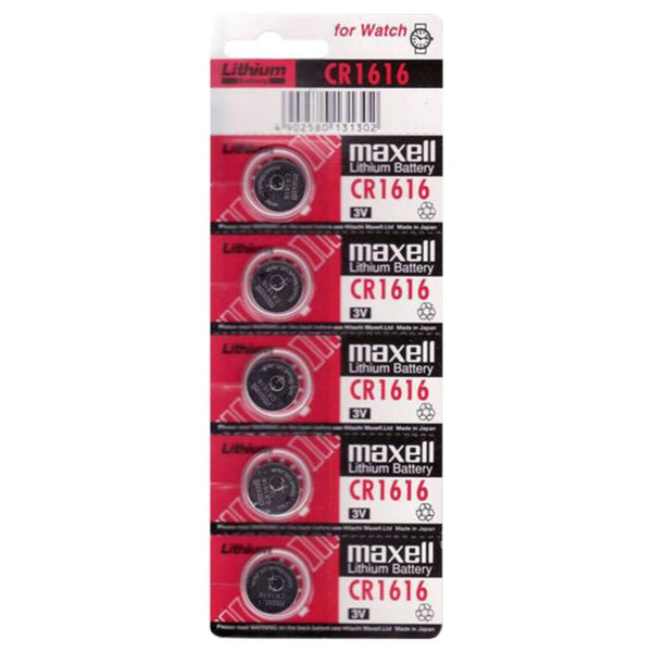 MAXELL - CR1616 Knappcellebatteri 5-pk