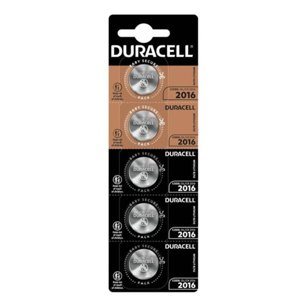DURACELL - CR2016 Knappcellebatteri 5-pk