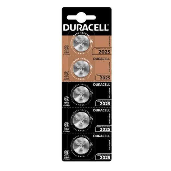 DURACELL - CR2025 Knappcellebatteri 5-pk