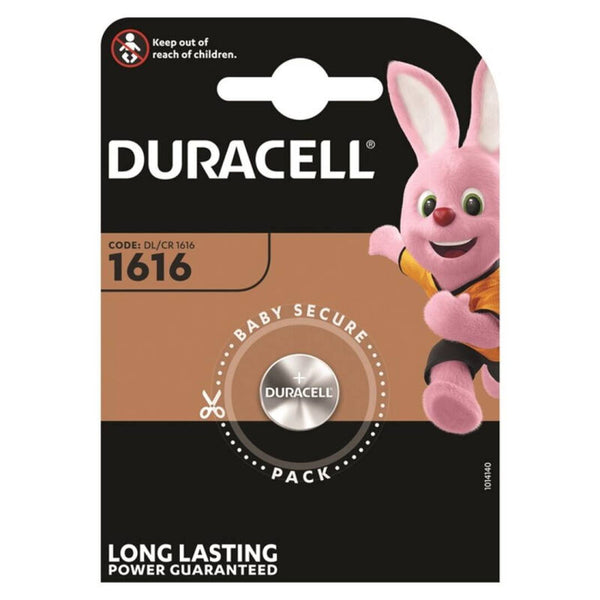 DURACELL - Litium knappcellebatteri CR1616 3V