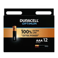 DURACELL - Optimum Alkaliske batterier AAA LR03 12-pakning