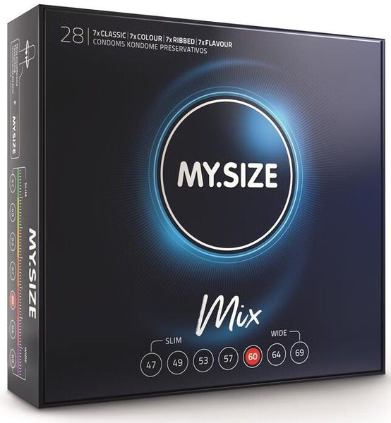 MY SIZE - Mix Kondomer 60 mm 28-pakning