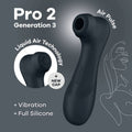 SATISFYER - Pro 2 Generation 3 Liquid Air Lufttrykksvibrator
