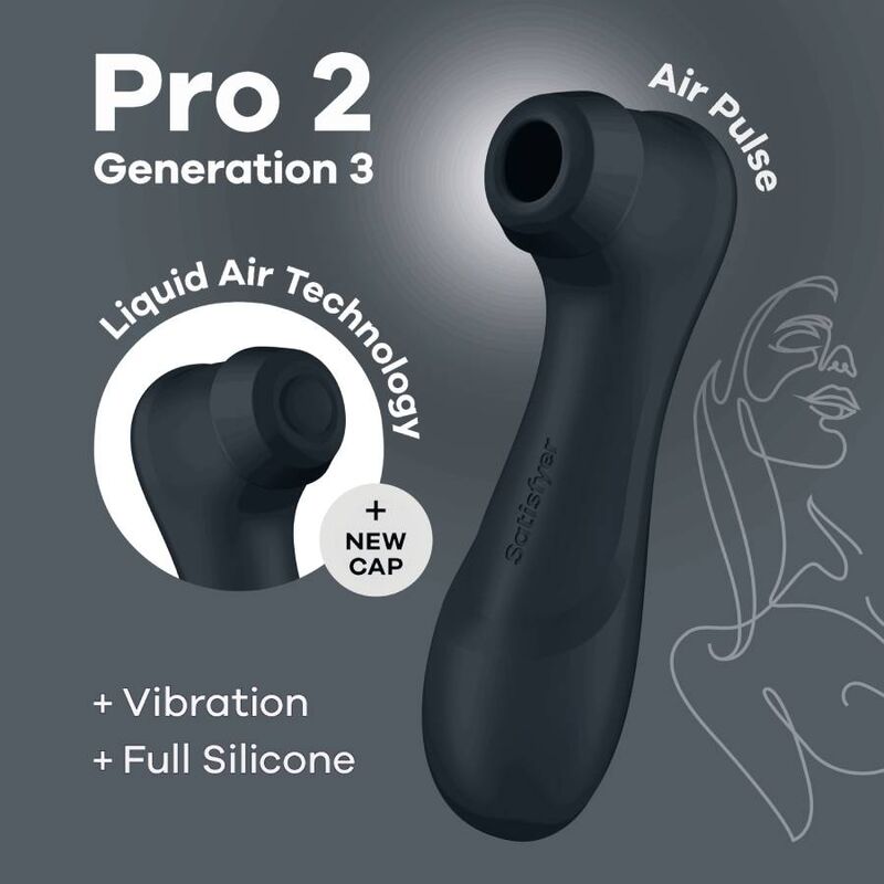 SATISFYER - Pro 2 Generation 3 Liquid Air Lufttrykksvibrator