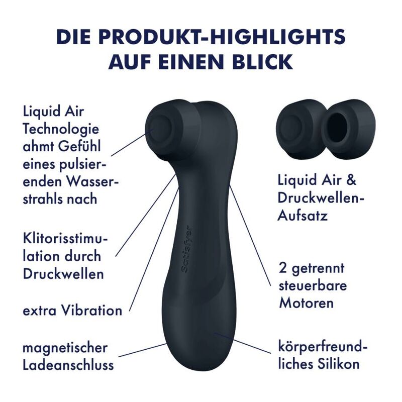 SATISFYER - Pro 2 Generation 3 Liquid Air Lufttrykksvibrator