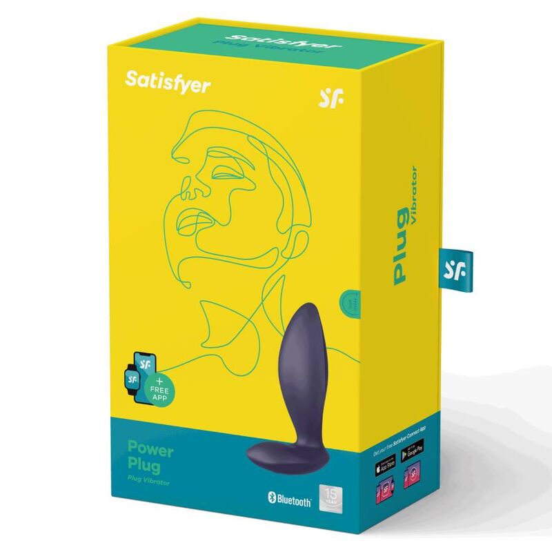 SATISFYER - Power Plug Vibrerende Analplugg