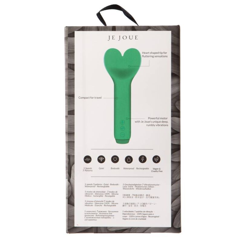 JE JOUE - Amour Bullet-vibrator Smaragdgrønn