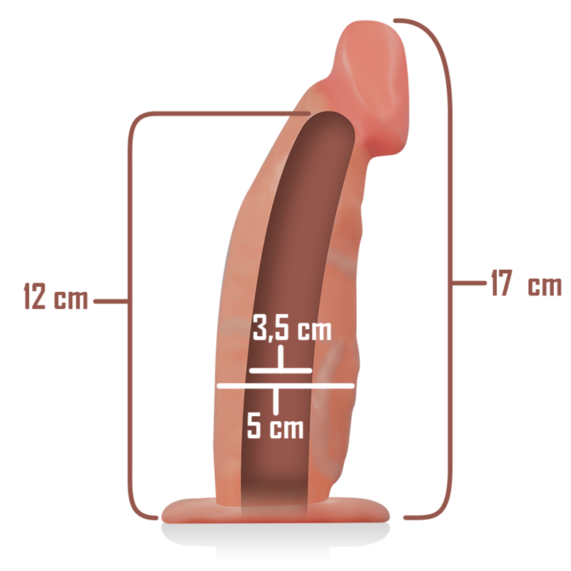 INTENSE - Dildo Hul Strap-on 3,5 cm