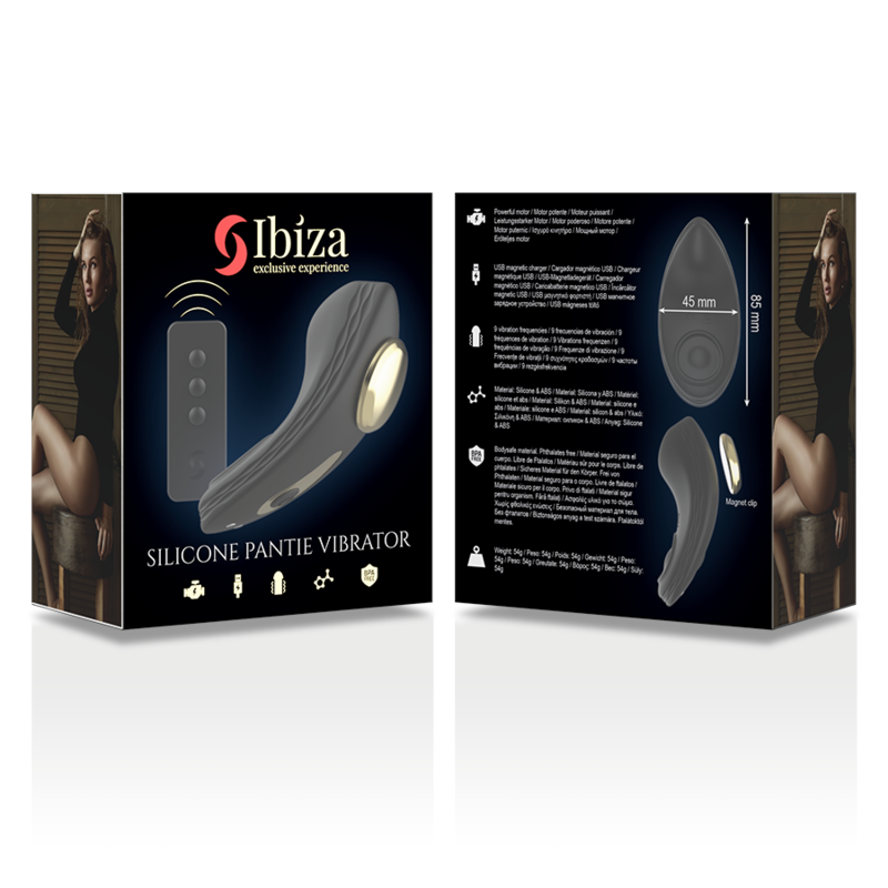 IBIZA - Trusevibrator med Fjernkontroll
