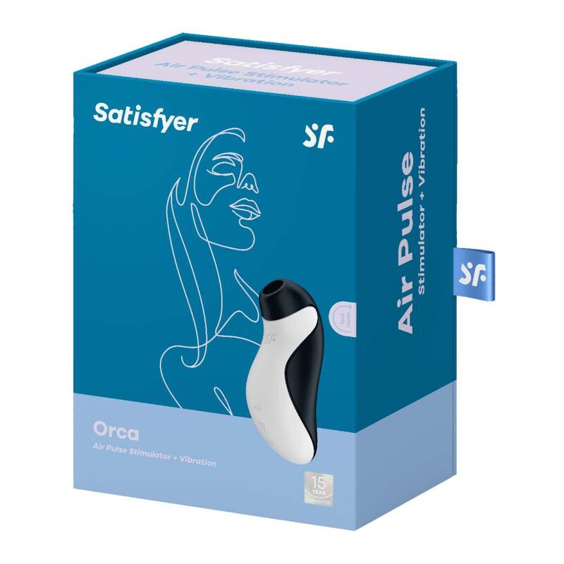 SATISFYER - Orca Lufttrykk-stimulator med Vibrasjon
