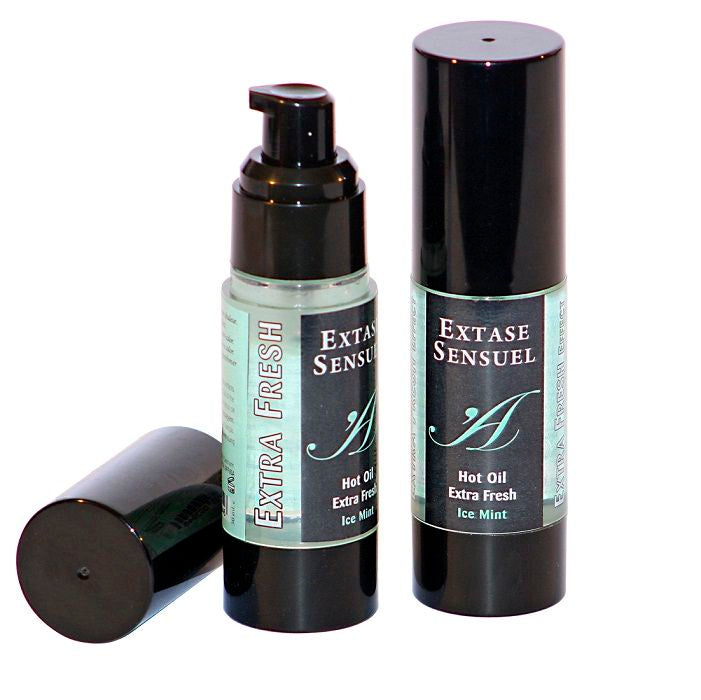 EXTASE SENSUAL - Massasjeolje med ekstra kjølende iseffekt 30 ml