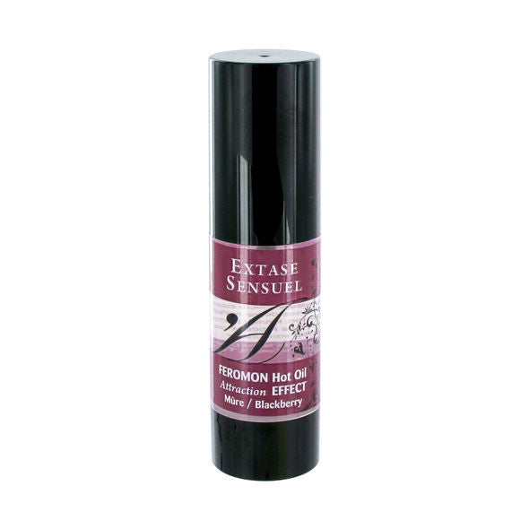 EXTASE SENSUAL - Varmende massasjeolje med feromoner Bjørnebær 30 ml