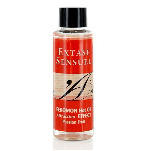 EXTASE SENSUAL - Varmende massasjeolje med pasjonsfrukt-feromoner 100 ml