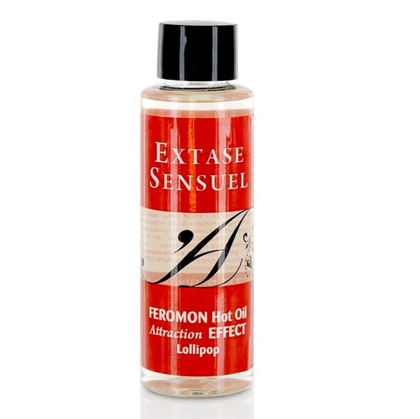 EXTASE SENSUAL - Varmende massasjeolje med feromoner Slikkepinne 100 ml
