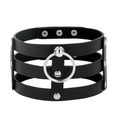 COQUETTE CHIC DESIRE - Choker i vegansk skinn Fetish-stil