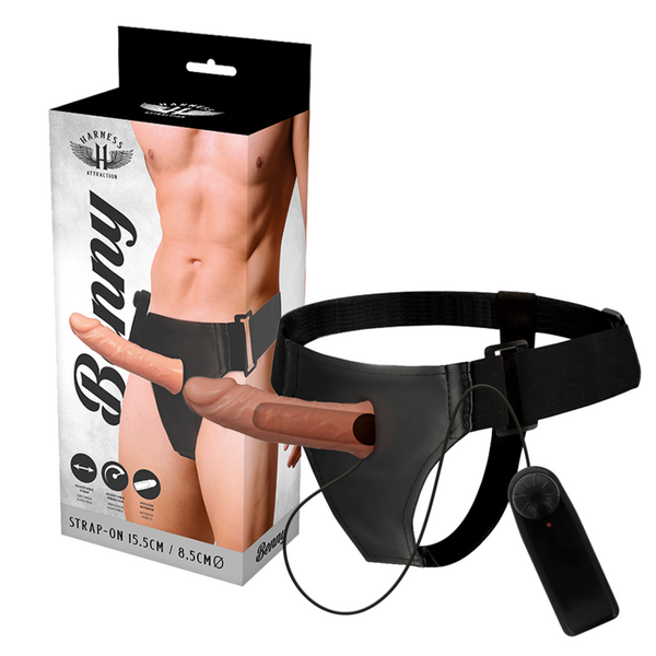 HARNESS ATTRACTION - Benny Hul Strap-on 15 cm