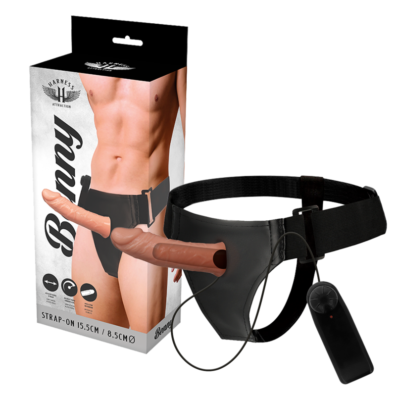 HARNESS ATTRACTION - Benny Hul Strap-on 15 cm