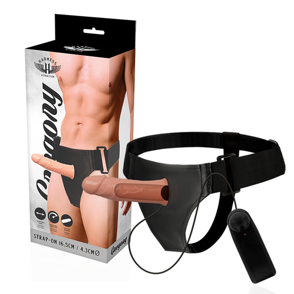 HARNESS ATTRACTION - Gregory Hul Strap-on 16,5 cm