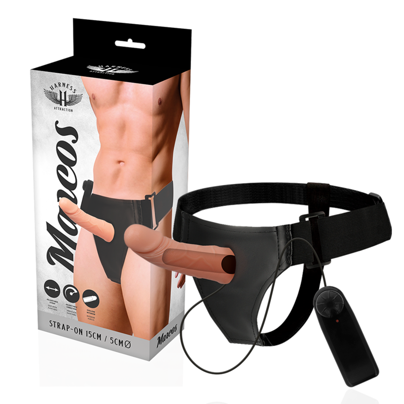 HARNESS ATTRACTION - Hul Strap-on 15 cm