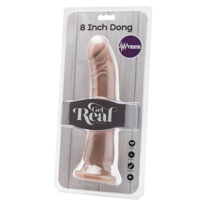 GET REAL - Realistisk vibrerende dong 20,5 cm