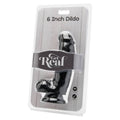 GET REAL - Realistisk Dildo med Baller Sort 12 cm