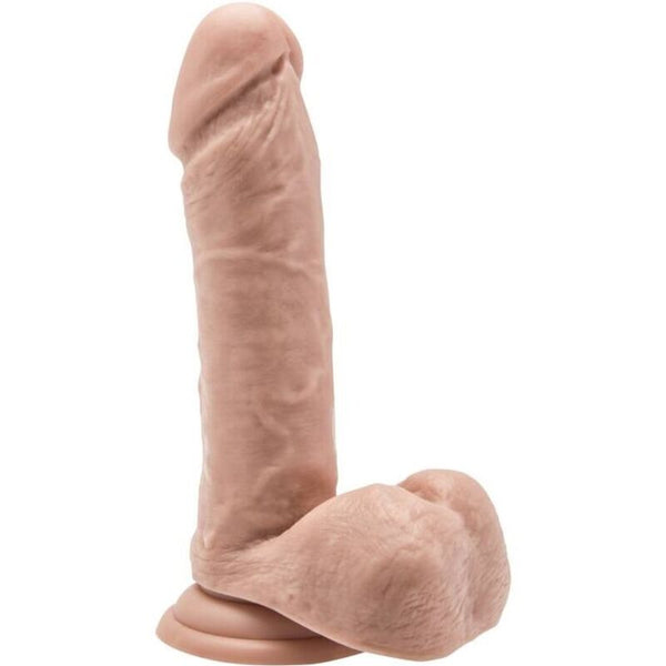 GET REAL - Realistisk Dildo med Baller Hud 18 cm