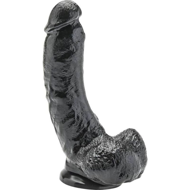 GET REAL - Realistisk Dildo med Baller Sort 20,5 cm