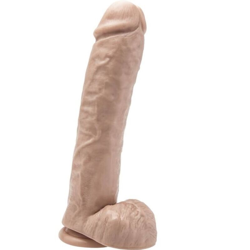 GET REAL - Realistisk Dildo med Baller Hud 28 cm