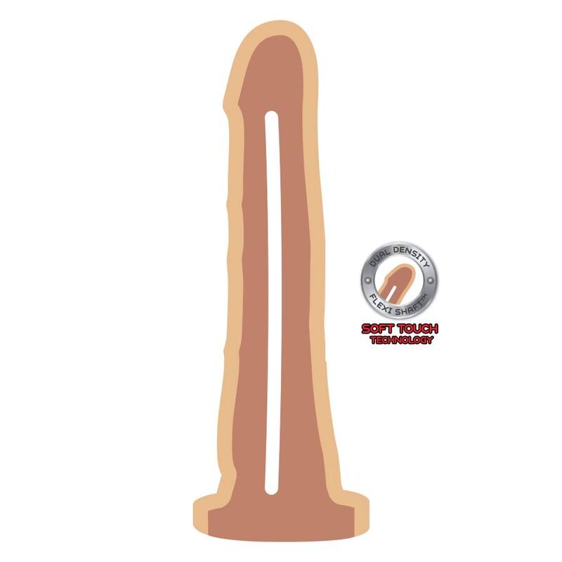 GET REAL - Dual Density Realistisk dong 19 cm