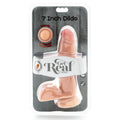 GET REAL - Dual Density Dildo med Baller Hud 12 cm