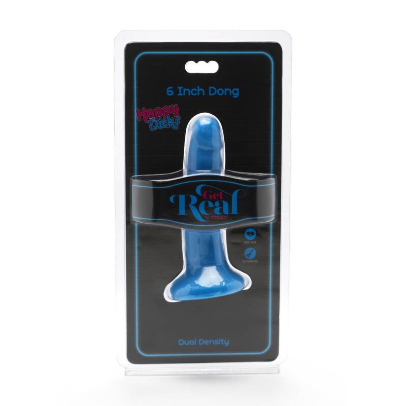 GET REAL - Happy Dicks Dong med sugekopp 12 cm