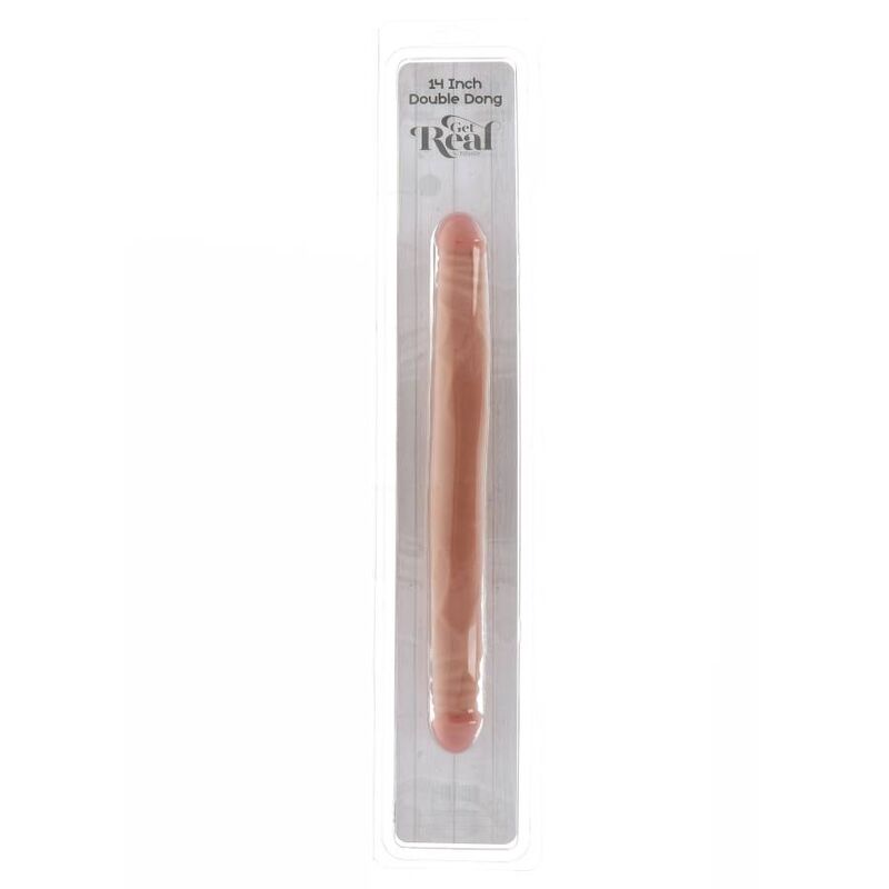 GET REAL - Dobbeldildo Hud 35 cm