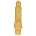 GET REAL - Gold Dicker Stim Vibrator med Klitorisstimulator