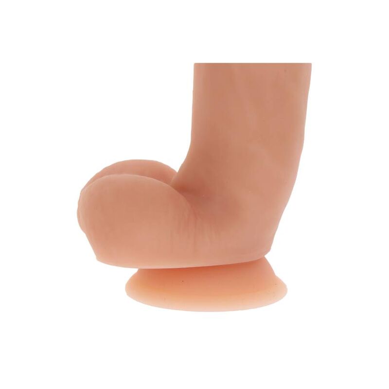GET REAL - Silikondildo med Baller Hud 18 cm