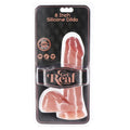 GET REAL - Silikon Realistisk dildo med testikler 20,5 cm