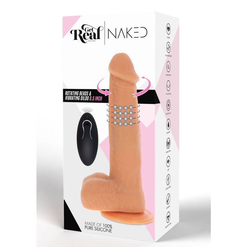 GET REAL - Roterende Kuler Vibrerende Dildo