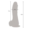 GET REAL - Up&Down Roterende og støtende vibrerende dildo