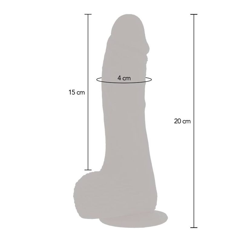 GET REAL - Up&Down Roterende og støtende vibrerende dildo