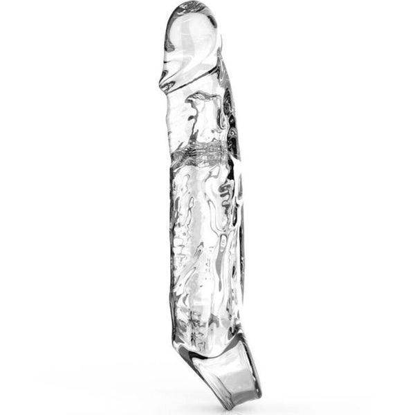 GET REAL - Long Penisforlenger Transparent 19 cm