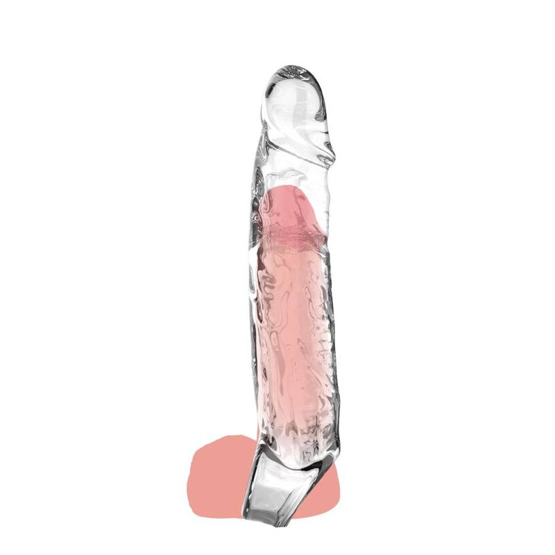 GET REAL - Long Penisforlenger Transparent 19 cm