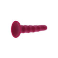 GET REAL - Ribbed Dong Rød 12 cm