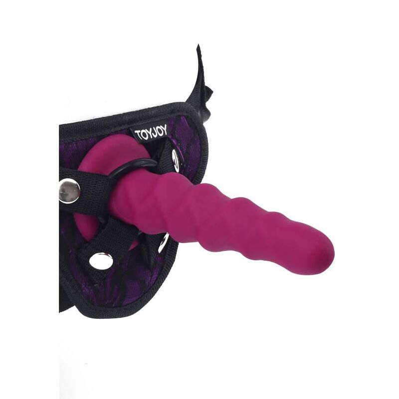 GET REAL - Ribbed Dong Rød 12 cm