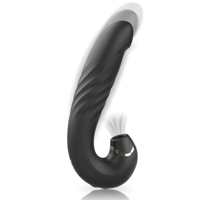 IBIZA - Clip Up & Down Støtvibrator med Klitorissuger