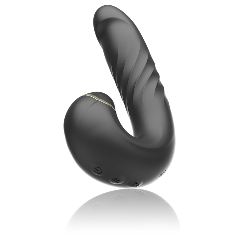 IBIZA - Clip Up & Down Støtvibrator med Klitorissuger